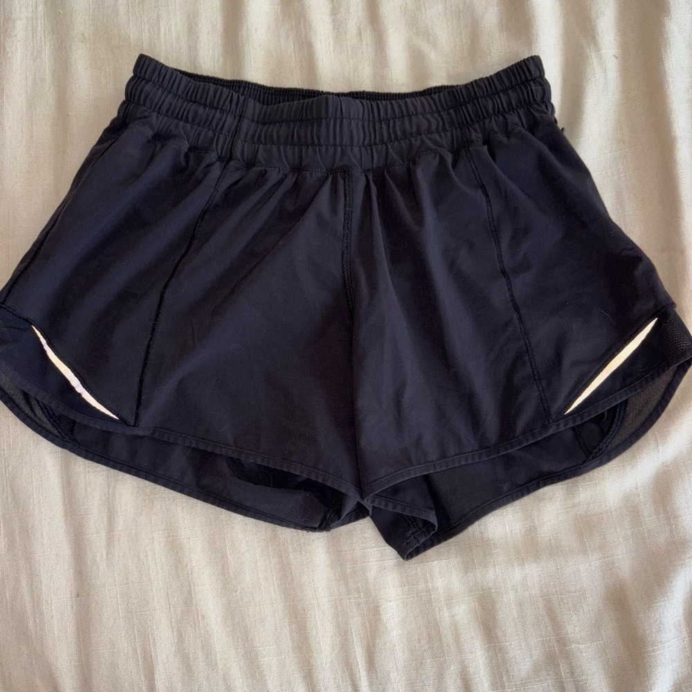 Lululemon Black Hotty Hot Shorts